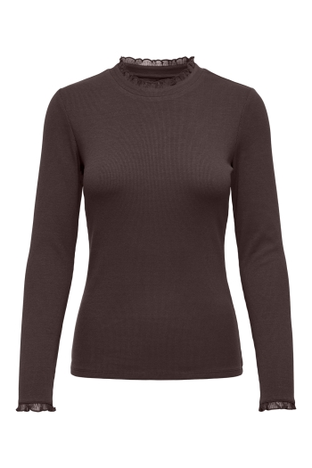 ONLY ONLLESLIE L/S LACE MIX TOP JRS NOOS