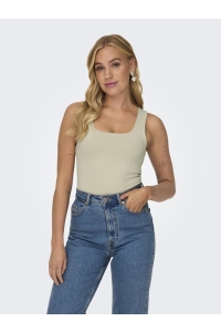 ONLY ONLEA S/L 2-WAYS FIT TOP JRS NOOS humus