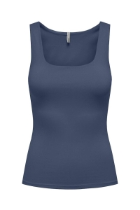 ONLY ONLEA S/L 2-WAYS FIT TOP JRS NOOS vintage indigo