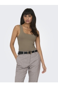 ONLY ONLEA S/L 2-WAYS FIT TOP JRS NOOS walnut