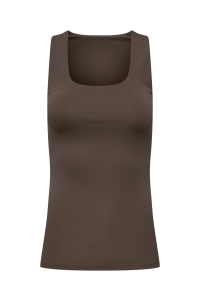ONLY ONLEA S/L 2-WAYS FIT TOP JRS NOOS chocolate martini
