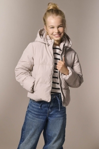 ONLY KOGDOLLY SHORT PUFFER JACKET OTW NO: pumice stone