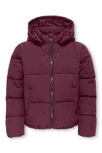 ONLY KOGDOLLY SHORT PUFFER JACKET OTW NO: mauve wine