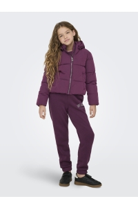 ONLY KOGDOLLY SHORT PUFFER JACKET OTW NO: mauve wine