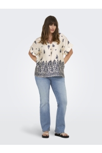 carmakoma CARSALLY HW SK FLARED DNM BJ759 light medium blue denim