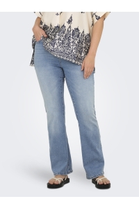 carmakoma CARSALLY HW SK FLARED DNM BJ759 light medium blue denim