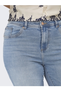 carmakoma CARSALLY HW SK FLARED DNM BJ759 light medium blue denim