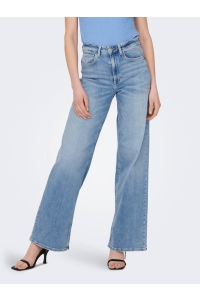ONLY ONLMADISON BLUSH HW WIDE DNM CRO371: light blue denim