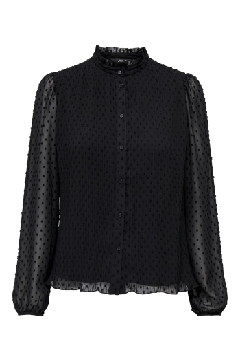 ONLY ONLNEW LAURENCE L/S BUTTON PLISSE W: