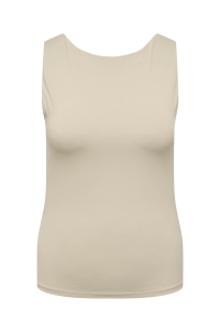 carmakoma CAREA S/L 2-WAYS FIT TOP JRS pure cashmere