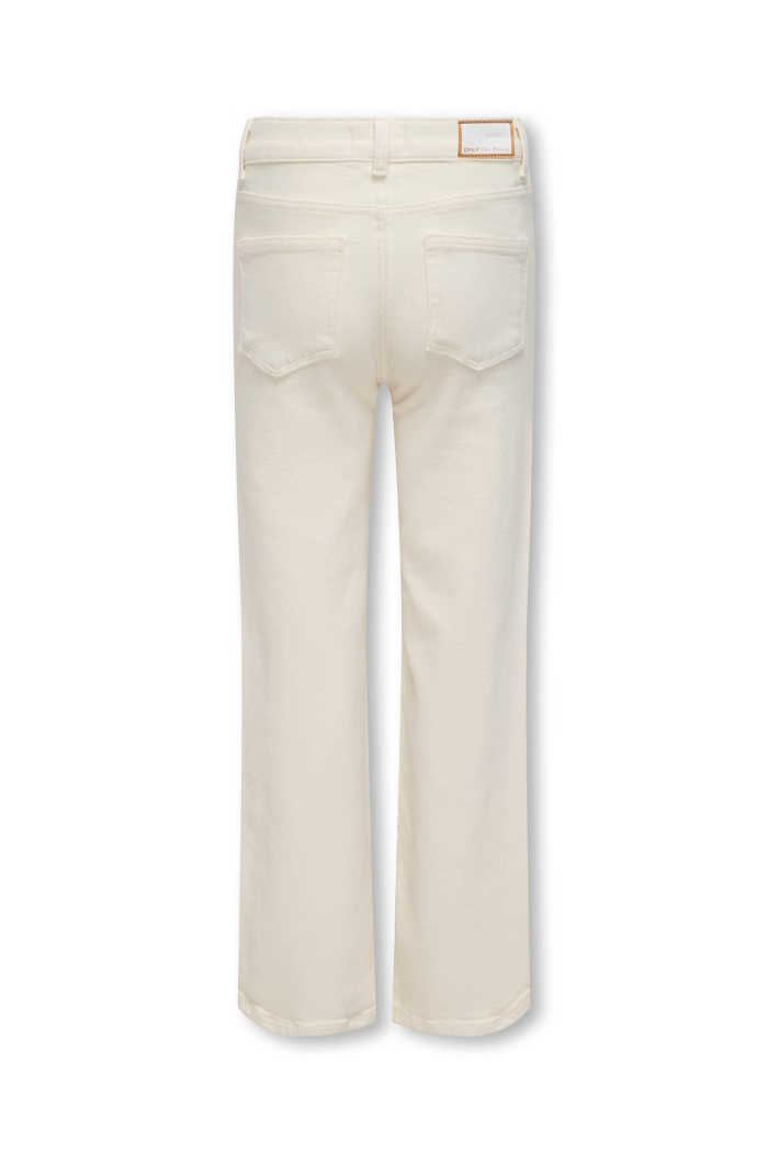 ONLY KOGJUICY WIDE LEG DNM CRO NOOS ecru