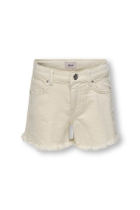 ONLY KOGROBYN EX VINTAGE DNM SHORTS AZG5: ecru