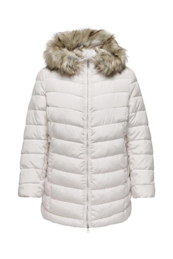 Carmakoma CARNEWELLAN QUILT HOOD FUR COAT LIF: