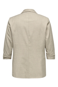 carmakoma CARELLY 3/4 LIFE BLAZER TLR NOOS white pepper/melange