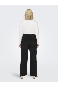 carmakoma CARWILLY HW WIDE JEANS CRO1099 NOOS black denim