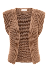 ONLY ONLLOUI VEST EX KNT toasted coconut