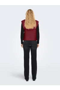 ONLY ONLLOUI VEST EX KNT cabernet
