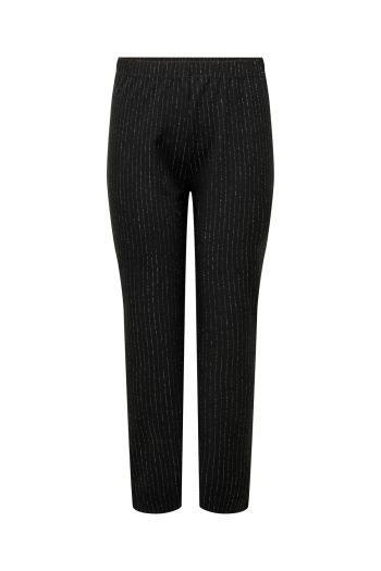 carmakoma CARLISA SHINE PINSTRIPE FLARED PANT: