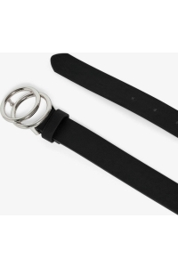 ONLY KOGRASMI PU GLITTER JEANS BELT ACC black/silver buckle