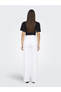 ONLY ONLMADISON BLUSH HW WIDE DNM CRO NO: white