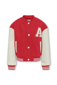 ONLY KOGSILJA LIFE BOMBER OTW mars red/clloud dancer