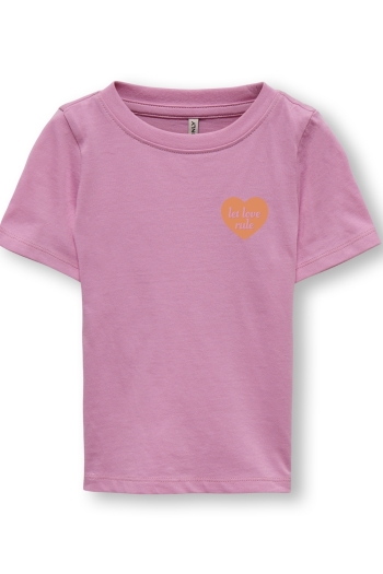 Only Kids KMGSENNA S/S HEART TOP BOX JRS