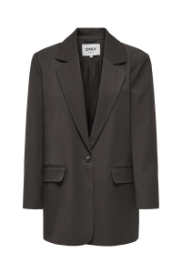 ONLY ONLHATTIE-LANA OVERS MEL BLAZER TLR: chocolate torte/melange