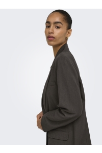 ONLY ONLHATTIE-LANA OVERS MEL BLAZER TLR: chocolate torte/melange