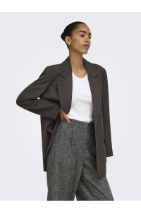 ONLY ONLHATTIE-LANA OVERS MEL BLAZER TLR: chocolate torte/melange