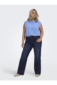 Carmakoma CARWILLY HW WIDE DNM TAI081 NOOS dark blue denim
