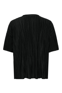 ONLY ONLRAVENNA S/S PLISSE TOP NOOS JRS black