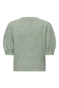ONLY ONLRICA LIFE 2/4 PULLOVER KNT NOOS chinois green/w. melange