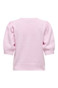 ONLY ONLRICA LIFE 2/4 PULLOVER KNT NOOS pink-a-boo/melange