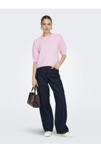 ONLY ONLRICA LIFE 2/4 PULLOVER KNT NOOS pink-a-boo/melange