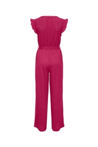 ONLY ONLELISA S/L V-NECK JUMPSUIT JRS sangria/bloom