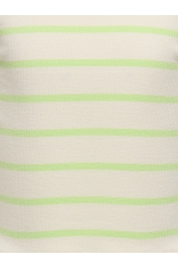 ONLY KOGNESSA S/L SHORT STRIPE TOP JRS paradise green/cloud dancer