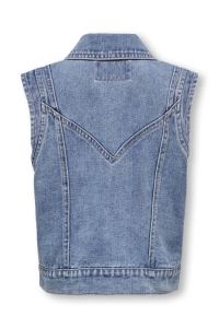 ONLY KOGKENNEDY SL DNM WAISTCOAT BJ medium blue denim