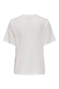 ONLY ONLBLINIS LIFE S/S FRUIT TOP BOX JR: cloud dancer/peel