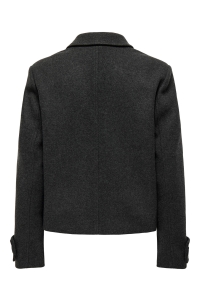 ONLY ONLFREJA LIFE SHORT DB JACKET OTW N: dark grey melange