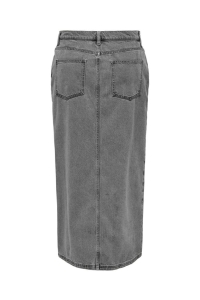ONLY ONLSOPHIE MW LONG SKIRT DNM medium grey denim