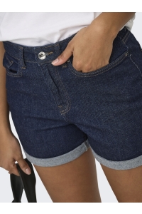 ONLY ONLJOSEPHINESTRETCH SHORTS DNM AZG : dark blue denim/rinse
