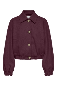 ONLY ONLNANCY LIFE COLLAR JACKET CC OTW fig/melange