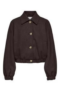 ONLY ONLNANCY LIFE COLLAR JACKET CC OTW chocolate torte/melange
