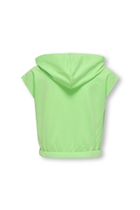 ONLY KOGAMANDA S/S HOOD UB SWT paradise green/le club