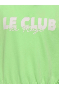 ONLY KOGAMANDA S/S HOOD UB SWT paradise green/le club