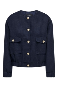 ONLY ONLGIA BOUCLE JACKET OTW night sky/melange