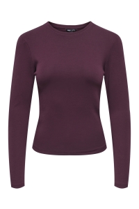 ONLY ONLRILEY O-NECK L/S TOP JRS NOOS winetasting