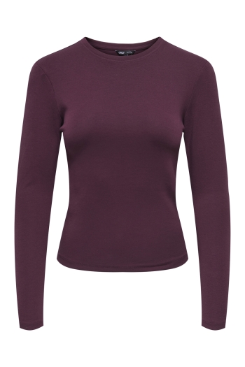 ONLY ONLRILEY O-NECK L/S TOP JRS NOOS