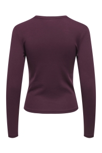 ONLY ONLRILEY O-NECK L/S TOP JRS NOOS winetasting