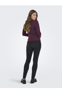 ONLY ONLRILEY O-NECK L/S TOP JRS NOOS winetasting
